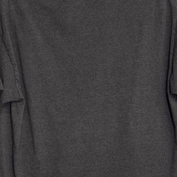 Charcoal Gray Crewneck Short Sleeve T-Shirt S Unisex Cotton Blend M - Picture 8 of 10